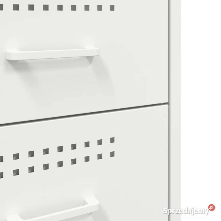 Szafka nocna biała 36x39x68 stal WM843088 Warszawa sprzedam