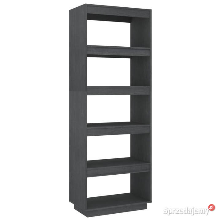 Regał na książkiprzegroda szary 60x35x167 Warszawa sprzedam