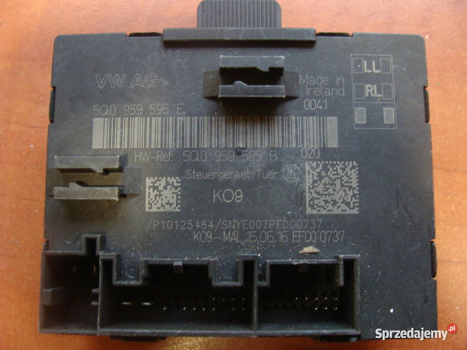 VW GOLF 7 VII STEROWNIK MODUŁ DRZWI 5Q0959595B Goleniów