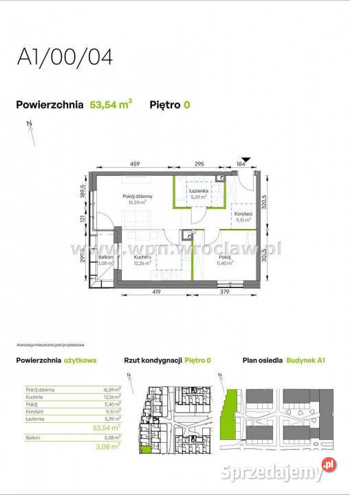 Do sprzedaży mieszkanie Wrocław 5354m2 2 pokoje Sprzedaż