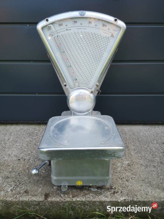 Aluminiowa Waga BIZERBA vintage Aleksandrów Łódzki
