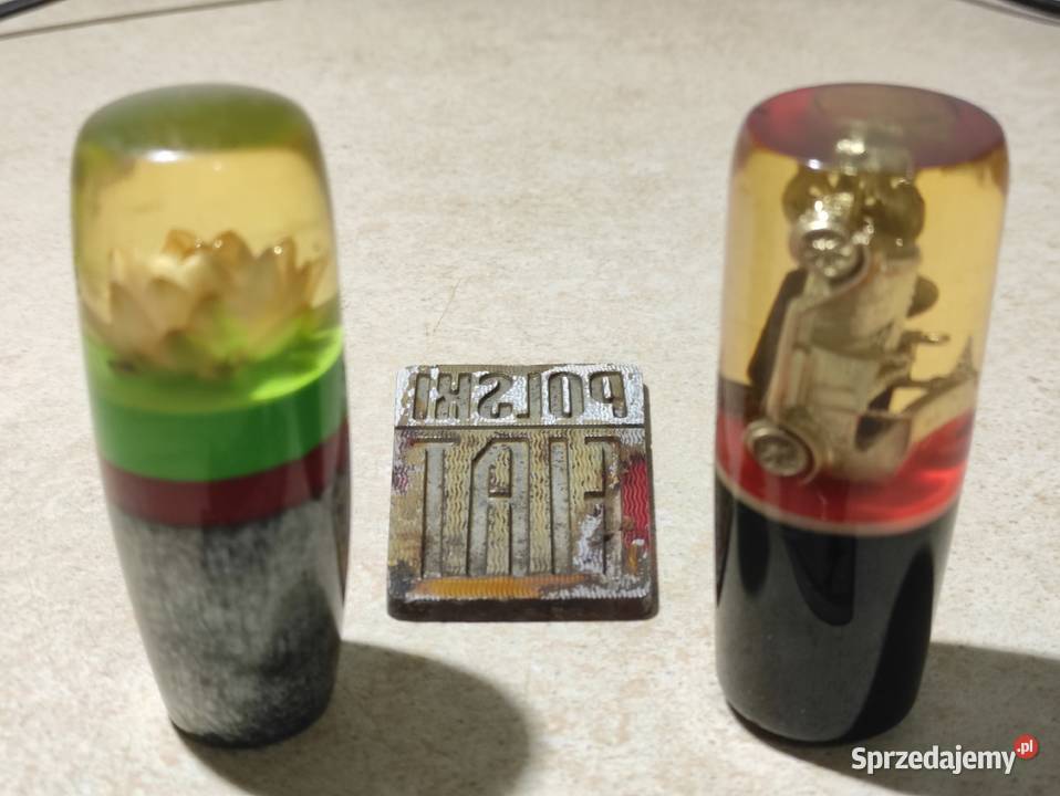 Stare gałki zmiany biegów emblemat Polmo PRL Żagań