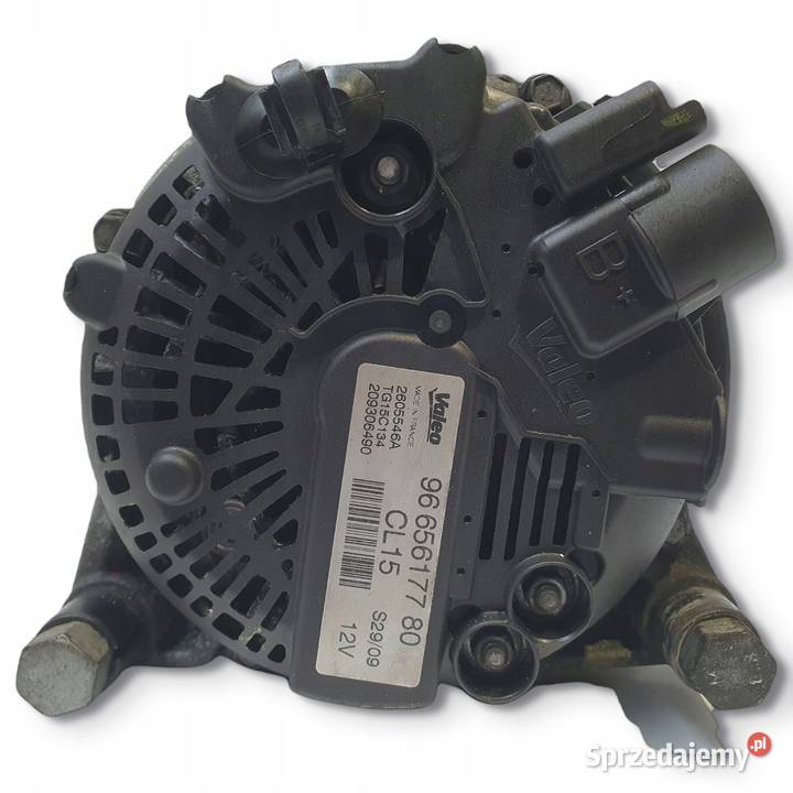 ALTERNATOR Peugeot 308 16 HDI 9665617780 valeo Części samochodowe Chełm