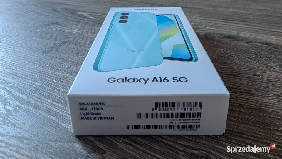 NOwy Samsung Galaxy A16 5G 4128 light green Nowy Opole sprzedam