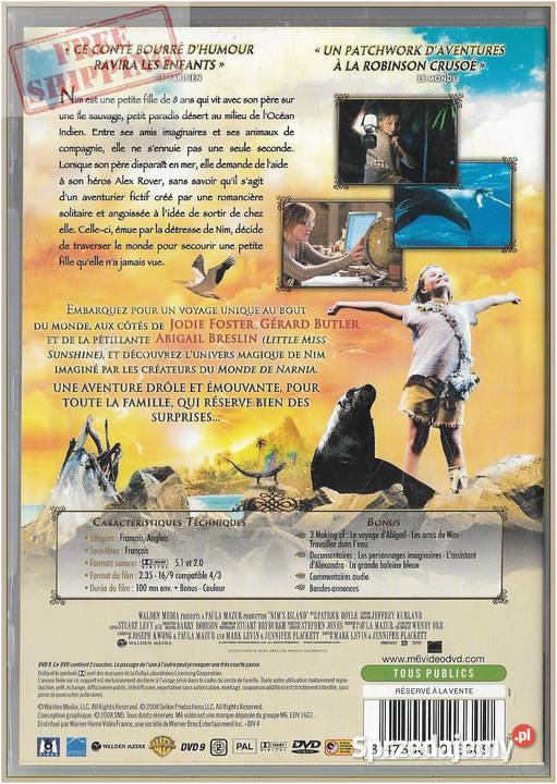 Lle de Nim 2008 DVD Nims Island małopolskie Krynica-Zdrój