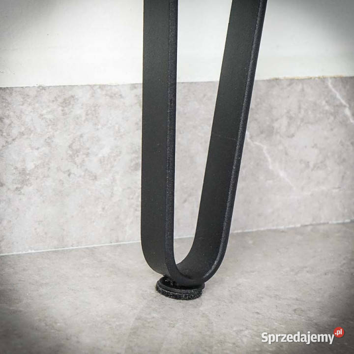 Noga HAIRPIN z płaskownika podwójna 40 CZARNA świętokrzyskie Chmielnik sprzedam
