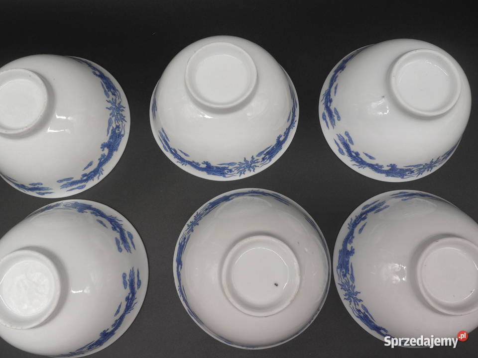 Zestaw chińskich miseczek z motywem niebieskiego Raszków