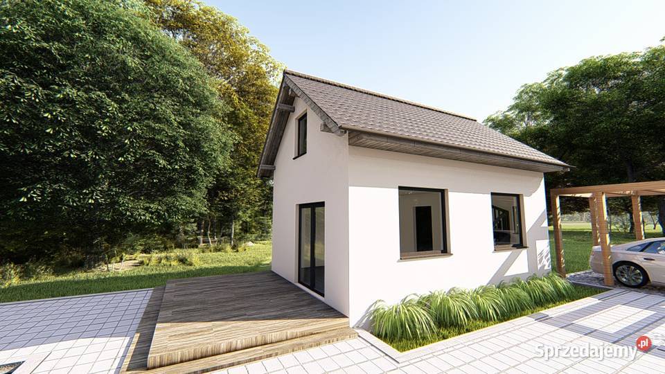 Projekt domu ZG117 na zgłoszenie bez pozwolenia Sosnowiec