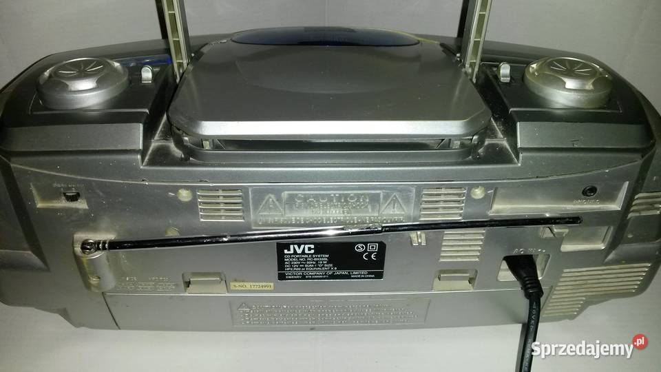 Boombox JVC magnetofon cd radio vintage śląskie Jaworzno