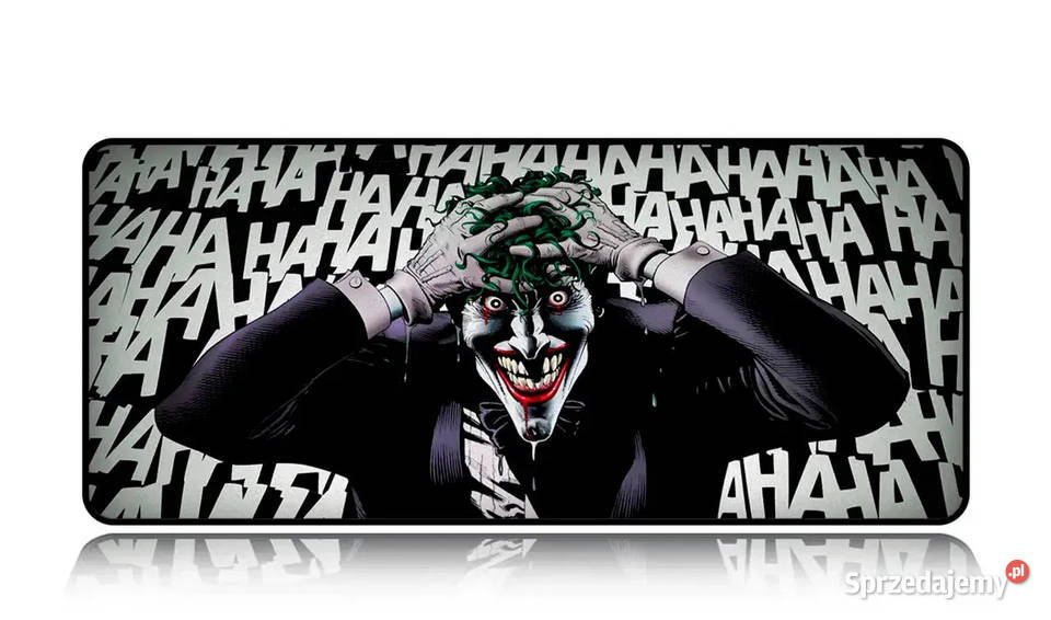 Podkładka gamingowa XXL Joker duża mata pod mysz Przemyśl