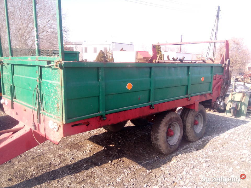 Rozrzutnik obornika tandem 6 ton wafarma Maszyny rolnicze Śmigiel