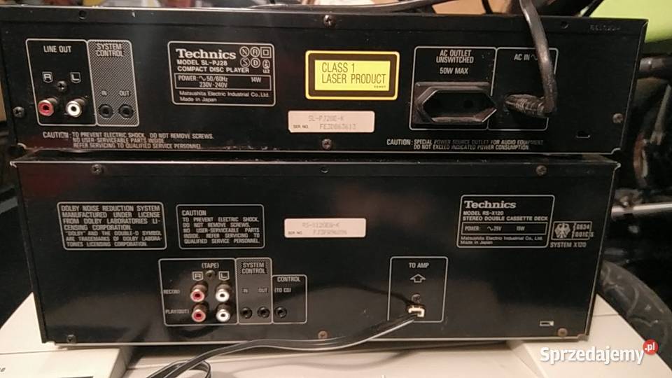 Technics Compact Disc Player SLPG 440A Radom