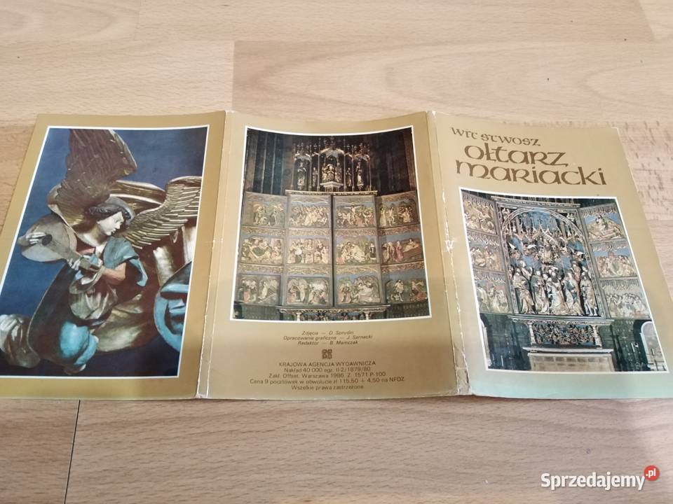 Ołtarz Mariacki 9 Pocztówek w obwolucie 1988