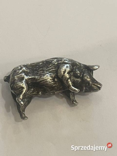 Srebrna figurka dzika 40 g Kraków