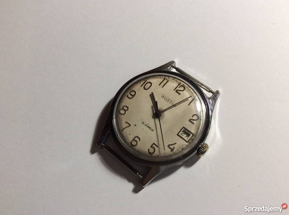 Wostok 18 jewels z datownikiem sprawny Tarnów
