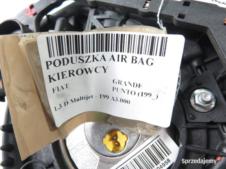 PODUSZKA KIEROWCY FIAT GRANDE PUNTO 07354104460 sprzedam