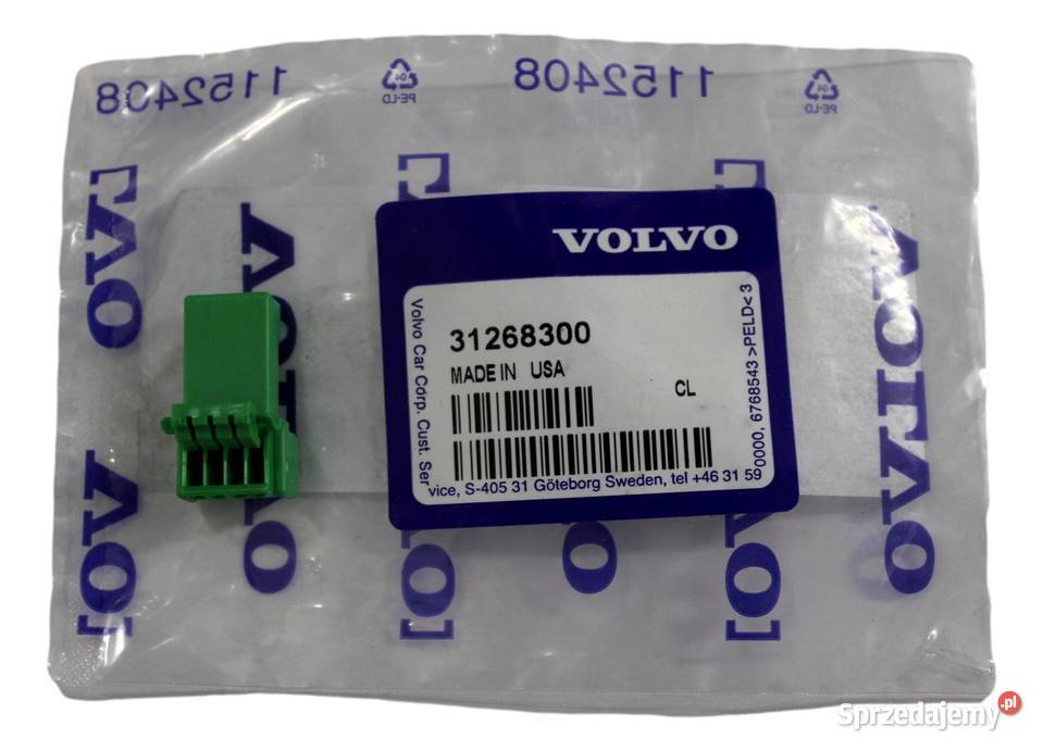 VOLVO wtyczka konektor kamery 2PIN kostka OE dolnośląskie Bielany Wrocławskie