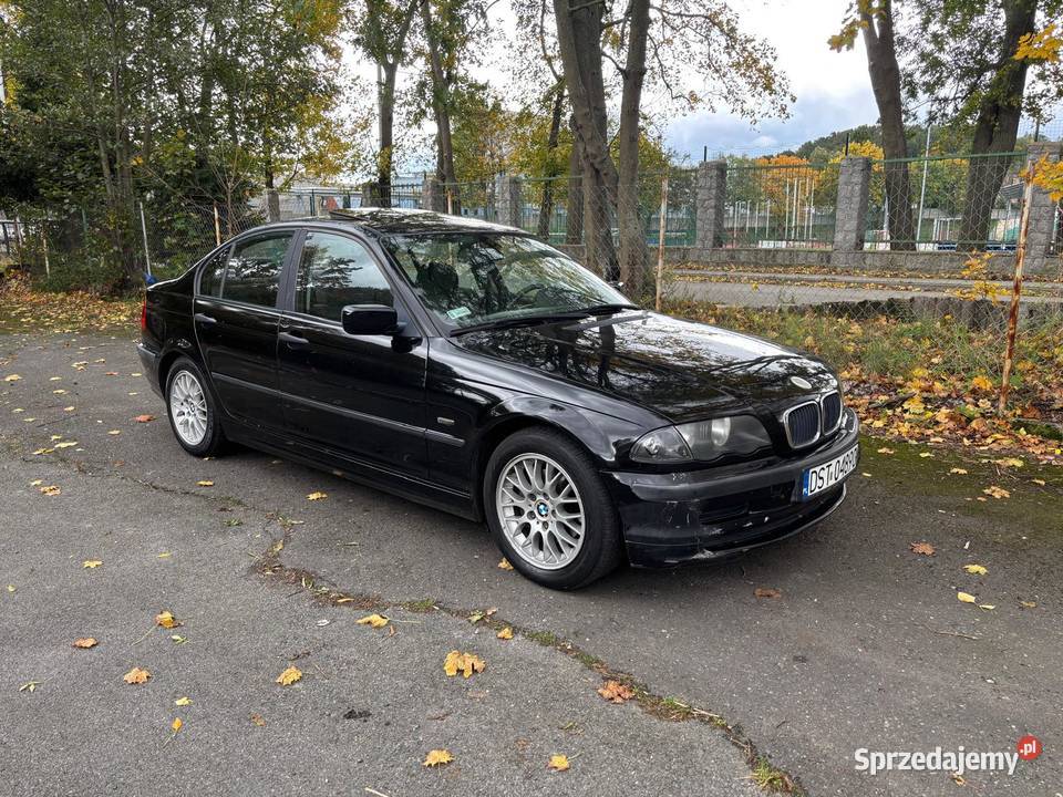 BMW E46 18 LPG Czarna Perła welurowa tapicerka Jelenia Góra