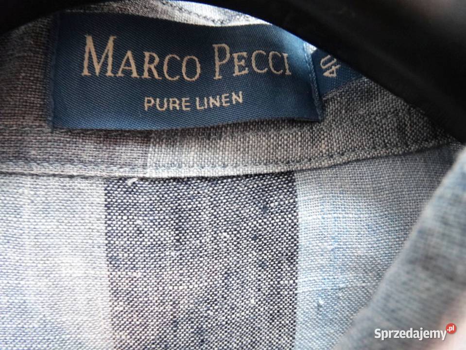 Bluzka Koszula Lniana 100 Len Komfortowy Fason Łomża