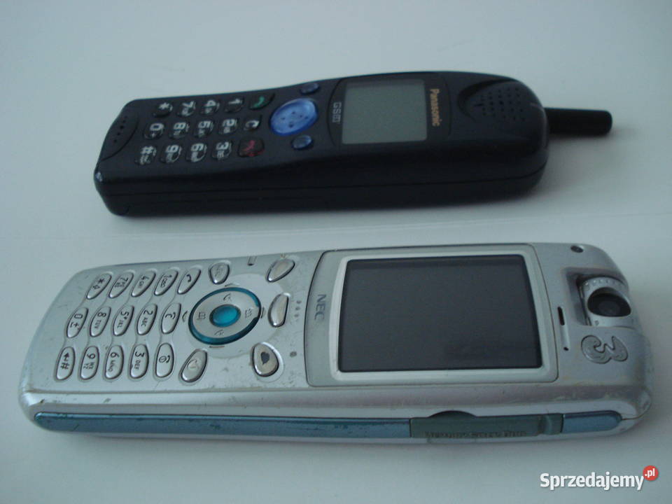 NEC E313 Panasonic G520 telefony kolekcjonerskie Gdynia