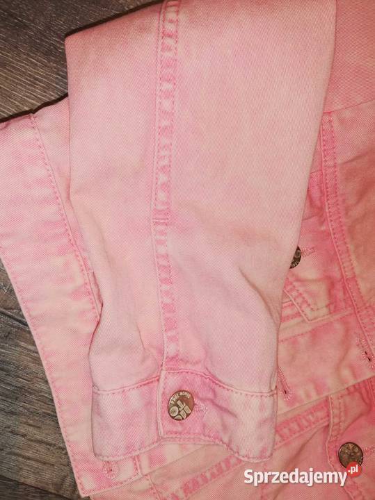 Topshop Kurteczka jeansowa Krótka Kurtka pomarańczowy wielkopolskie Leszno