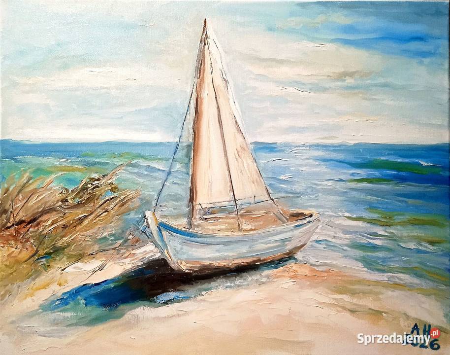 Obraz olejny Morskie wybrzeże Barlinek