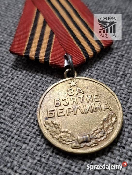 Medal ZSRR zdobycie Berlina wczesny Wejherowo