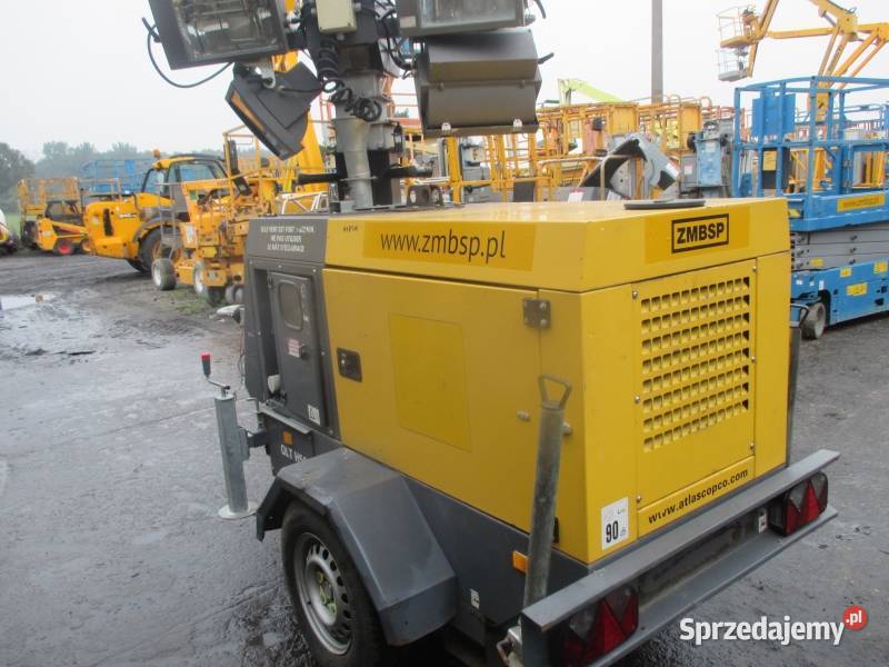 Maszt oświetleniowy generator Atlas Copco QLT Pleszew sprzedam