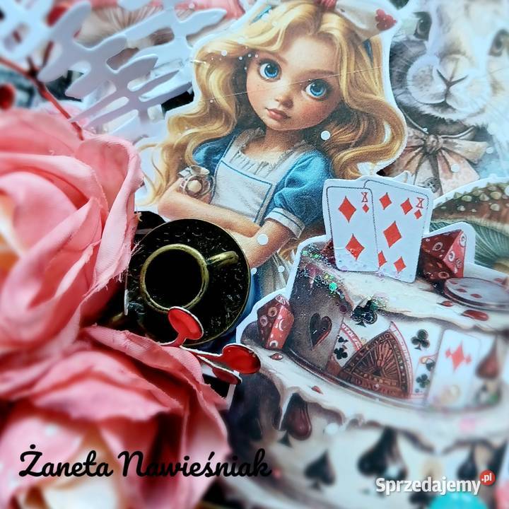 Kartka urodzinowa hand made Alicja Mszana Dolna sprzedam