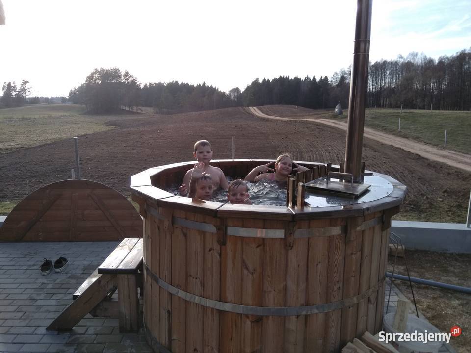 Gorąca Beczka Kąpielowa z Thermo Drewna Balia Baseny i oczka wodne