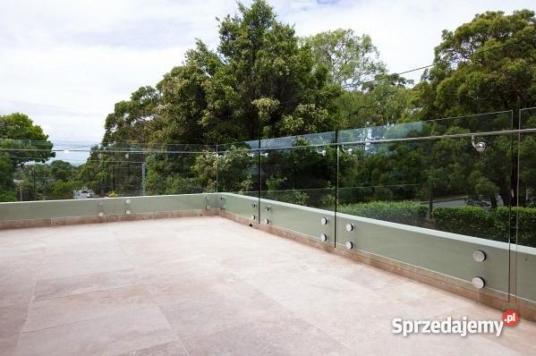 Balustrada szklana całoszklana balustrady Gorlice