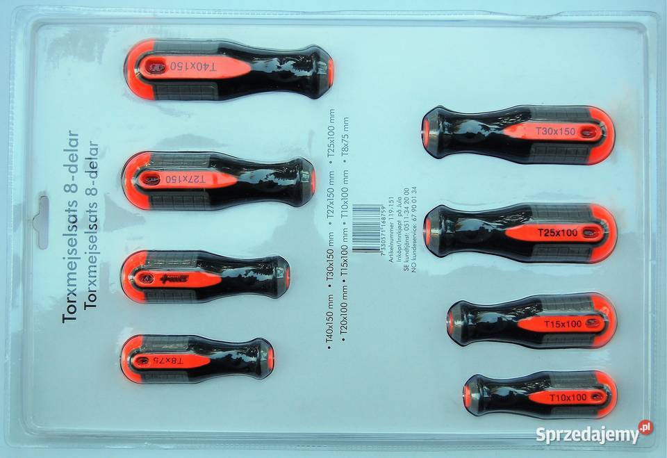 Zestaw śrubokrętów wkrętaków Meec Tools 8 sprzedam
