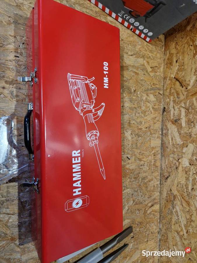 Młot wyburzeniowy o dużej moc 3200W 45J HEX wielkopolskie Głogowa