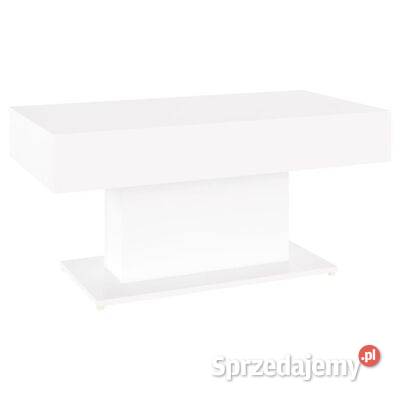 Stolik kawowy biały 96x50x45 materiał Warszawa