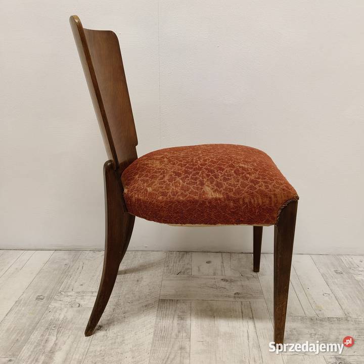 krzesło krzesła Halabala design lata 60te łódzkie Radomsko sprzedam