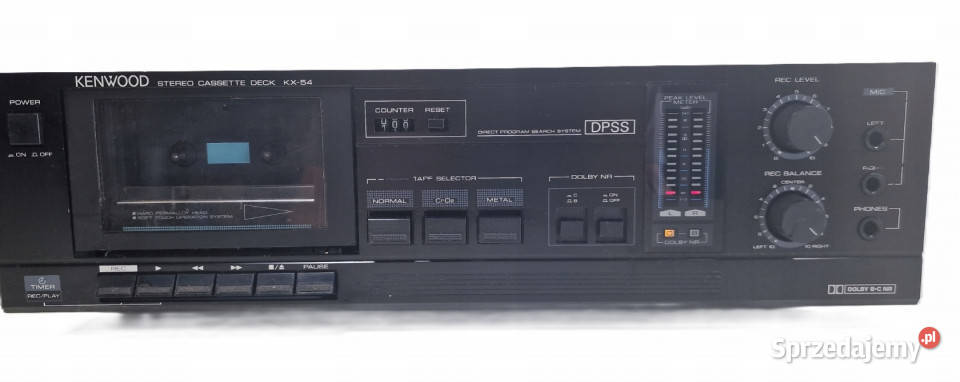Magnetofon Kenwood KX54 casette deck Międzychód sprzedam