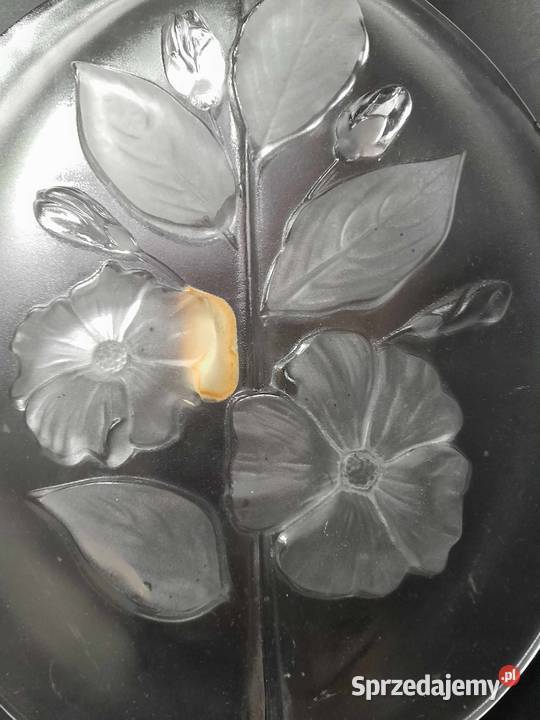 Patera Esprit huty Walther Glass Ząbkowice Śląskie