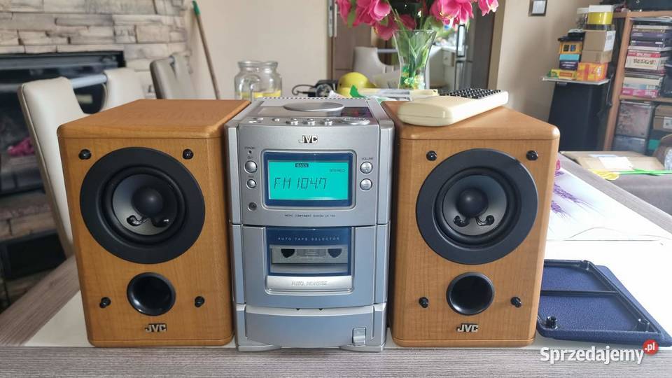 Wieża JVC UXT55 kolumny JVC SPUXT55 plus pilot Warta