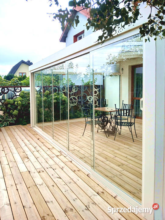 Ścianki szklane Drzwi Szyby przesuwne na taras lubelskie Lublin sprzedam