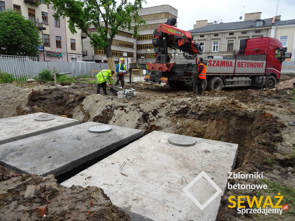 Szambo betonowe 14000l Zbiornik 14m3 na ścieki mazowieckie