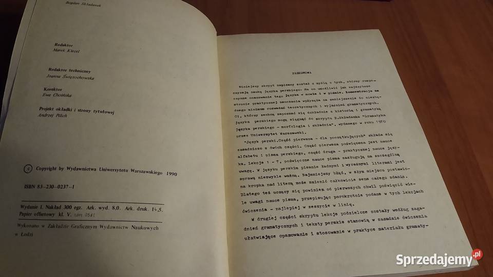 Język perski Cz 1 początkujących Kaweh Pur Gdańsk