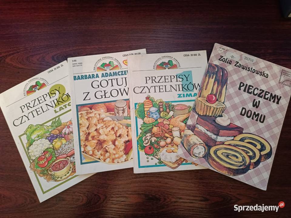 Zestaw książek o gotowaniu Pozostałe mazowieckie