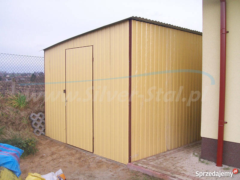 Garaż blaszak 4x10 dach jednospadowy brama Kielce sprzedam