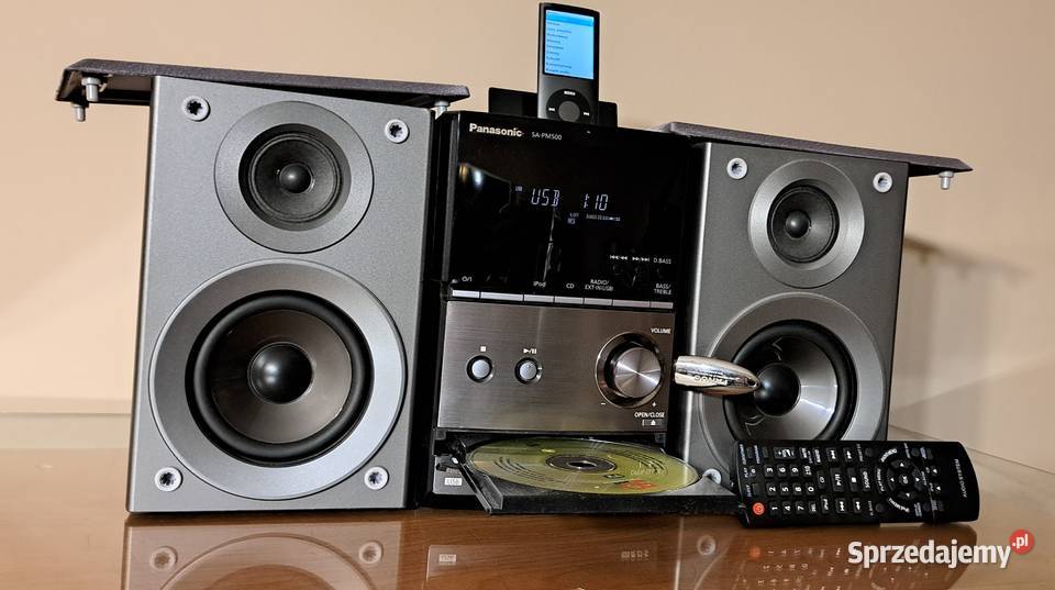 Panasonic SAPM500 iPodUSBCDMP3RDS pilot Krotoszyn