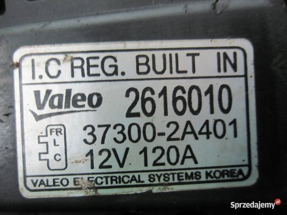 HYUNDAI I20 I LIFT 11 CRDI 13r alternator świętokrzyskie