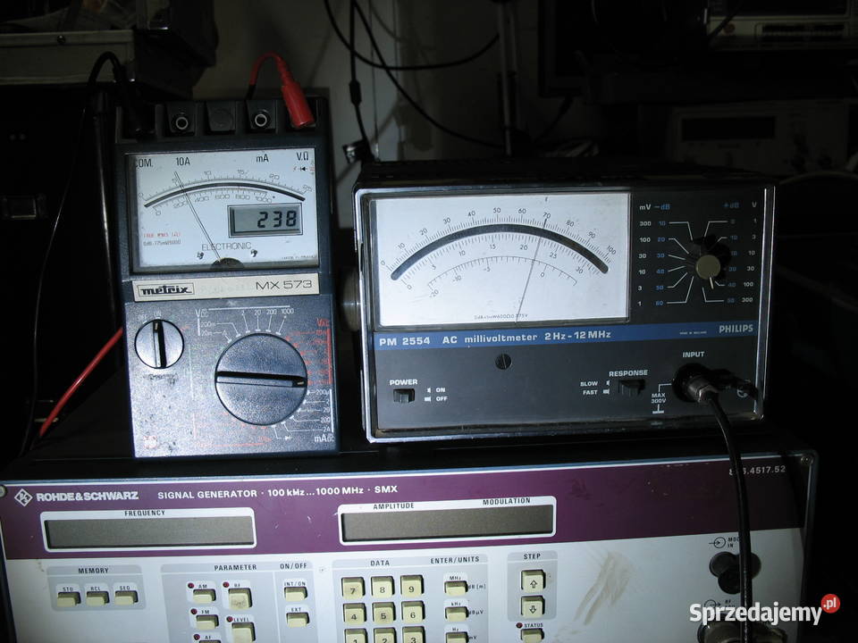 Miliwoltomierz Philips PM 2554 2Hz12MHz Świętochłowice