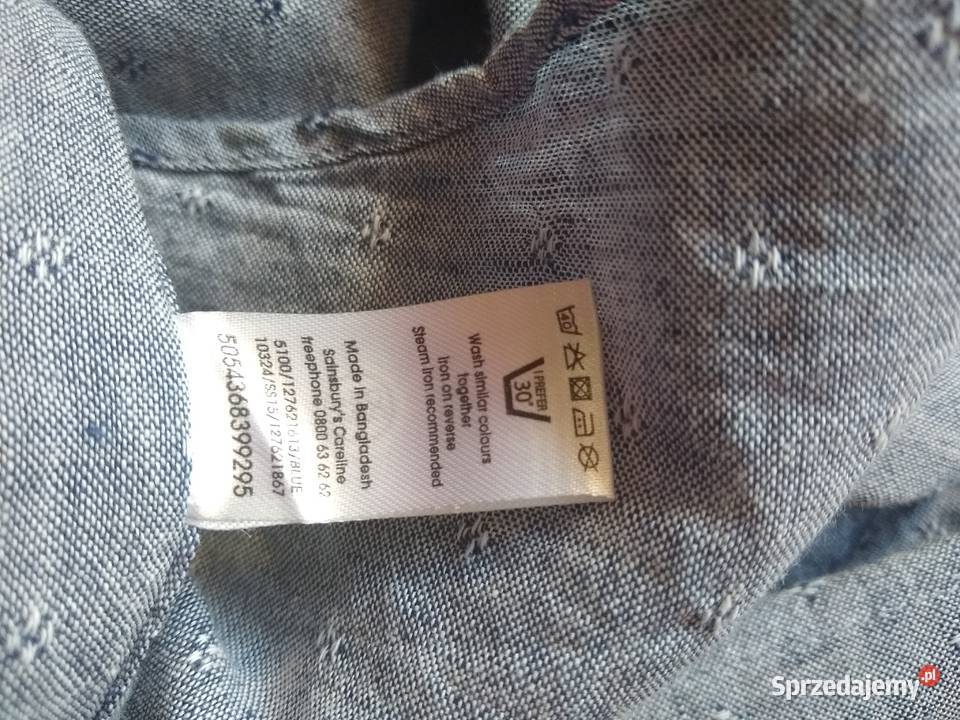 Koszula męska TU L len bawelna Miłobądz