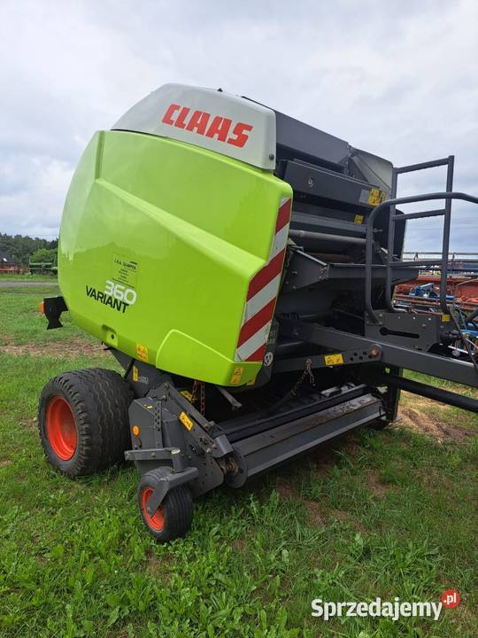 Claas Variant 360 owijanie siatką Rotor Czersk