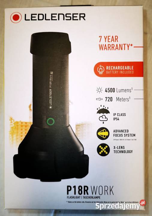 Latarka Ledlenser P18R Work OKAZJA Poznań