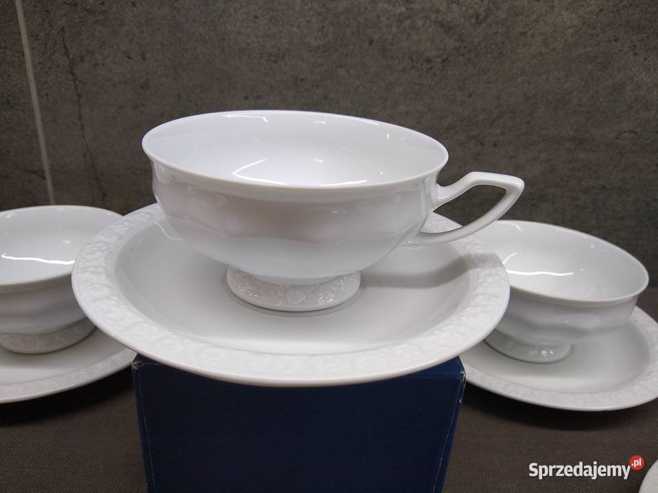 Rosenthal Biała Maria serwis herbata współczesny Porcelana i szkło sprzedam
